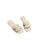 Flat Slippers Women's Summer Wear Fashion All-Match 2024 New Fairy Style Seaside Vacation Soft Bottom Slippers