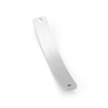 Spot stainless steel curve presidential square long strip geometric light surface tag can engraving 1.5*6*39mm