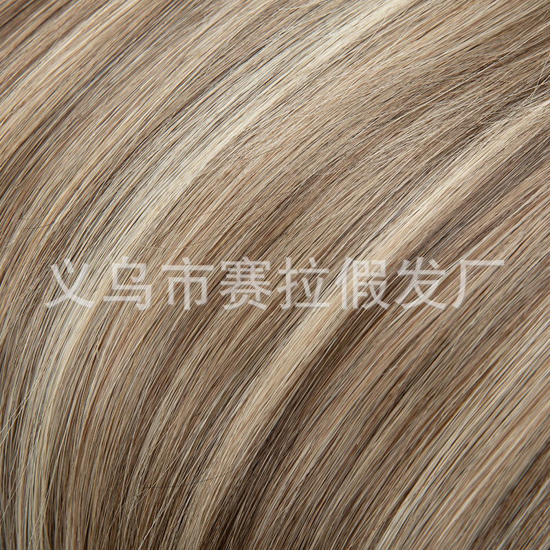 Amazonクロスボーダー貿易ハンドフック気質ロングストレートヘア軽くてシームレスなロングヘア染めグラデーションブラウンスイスネット|undefined