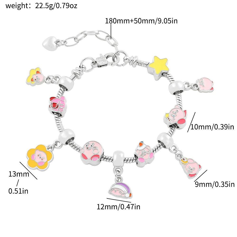 (Cross-border trading), fashionable fuchsia beaded bracelet, pendant, beads, accessory, DIY