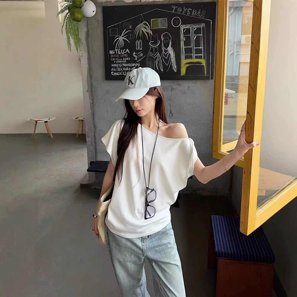 Summer fitted short sleeve T-shirt