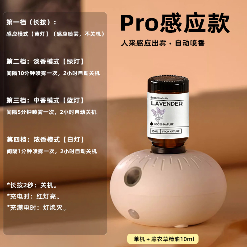 프로 인덕션 모델 + 라벤더 에센셜 오일 10ml [수면을 진정시키고 몸과 마음을 편안하게]