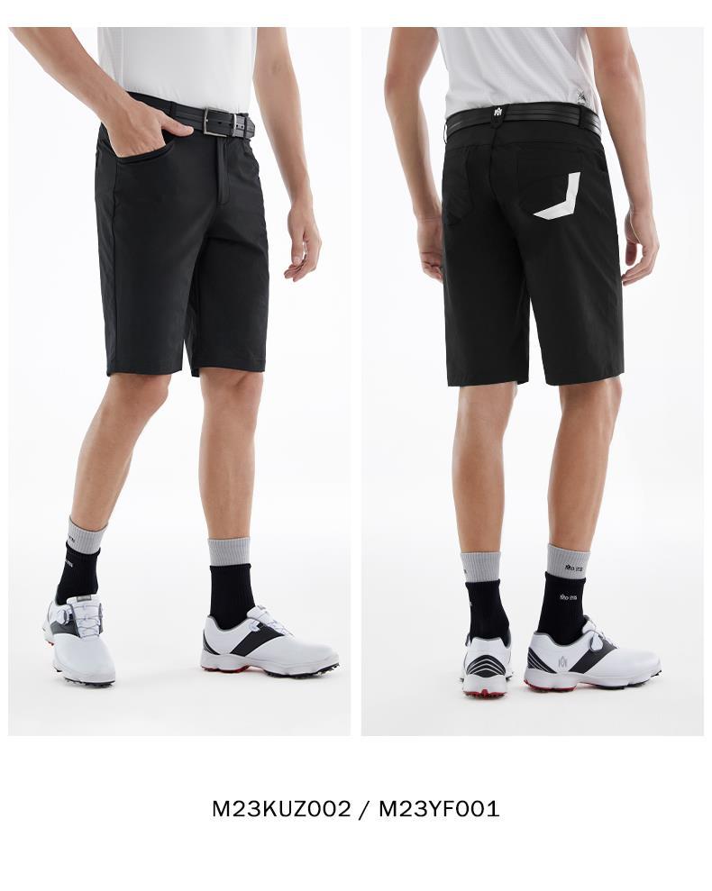Quần short golf nam Moeyes Magic Eye co giãn mùa hè — M23KUZ002-Đen, M23KUZ002-Kaki, M23KUZ002-màu trắng chi tiết 8