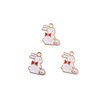 Rabbit from pearl, accessory with accessories, earrings, necklace, pendant, Korean style, handmade, wholesale