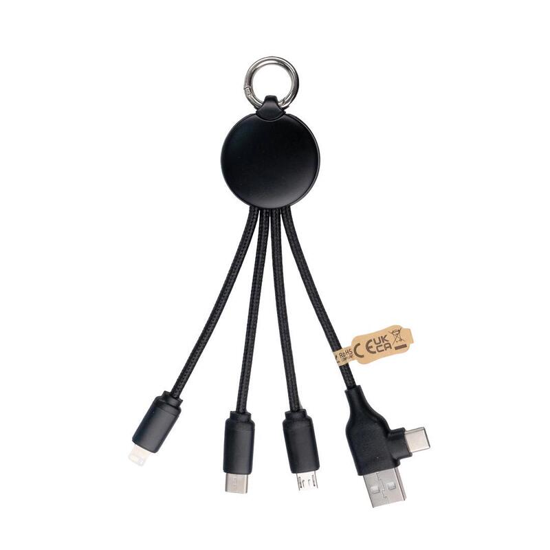 EcoCharge 6-in-1 Keychain Cable | USB-C, Lightning, Micro USB EcoCharge 6-in-1 Keychain Cable | USB-C, Lightning, Micro USB