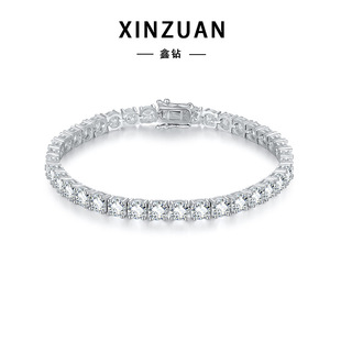 S925 Sterling Silver Cross-Border Hot Sale Inlaid Moissanite Shiny Accessible Luxury Versatile Fashion Item Engagement Wedding