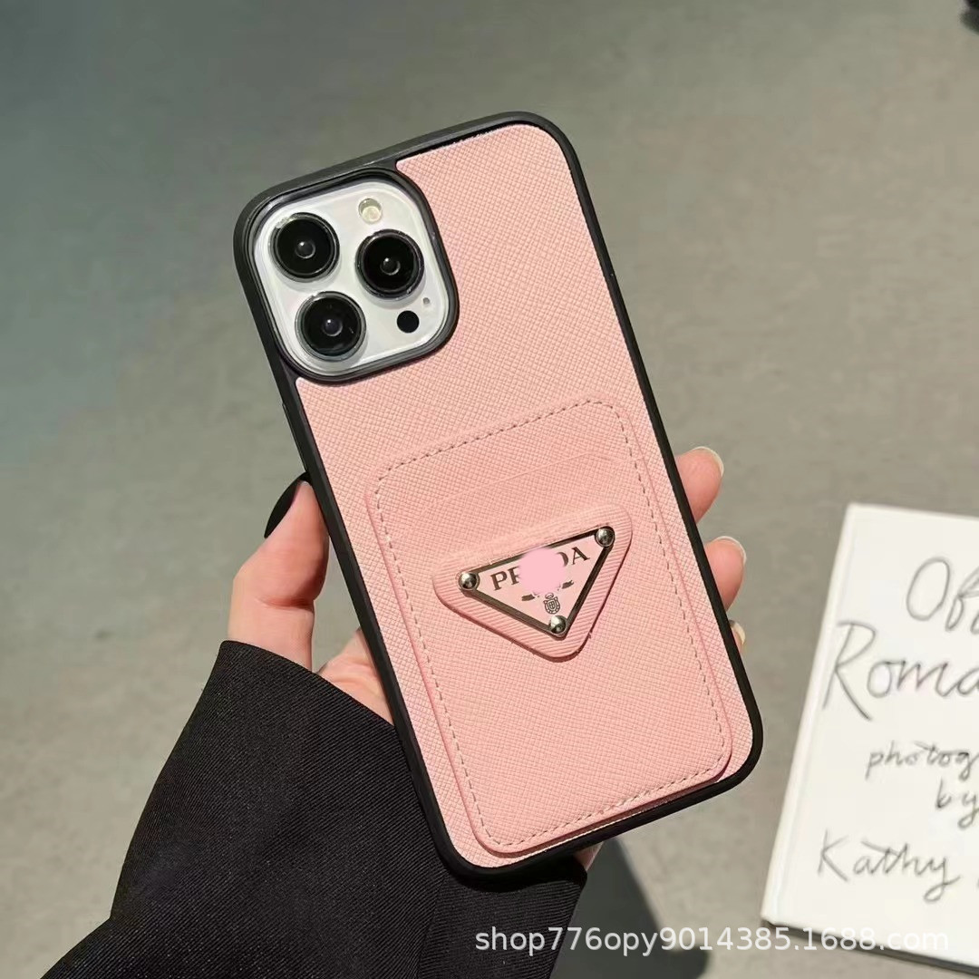 Y Cruz Tarjeta de patrón-rosa