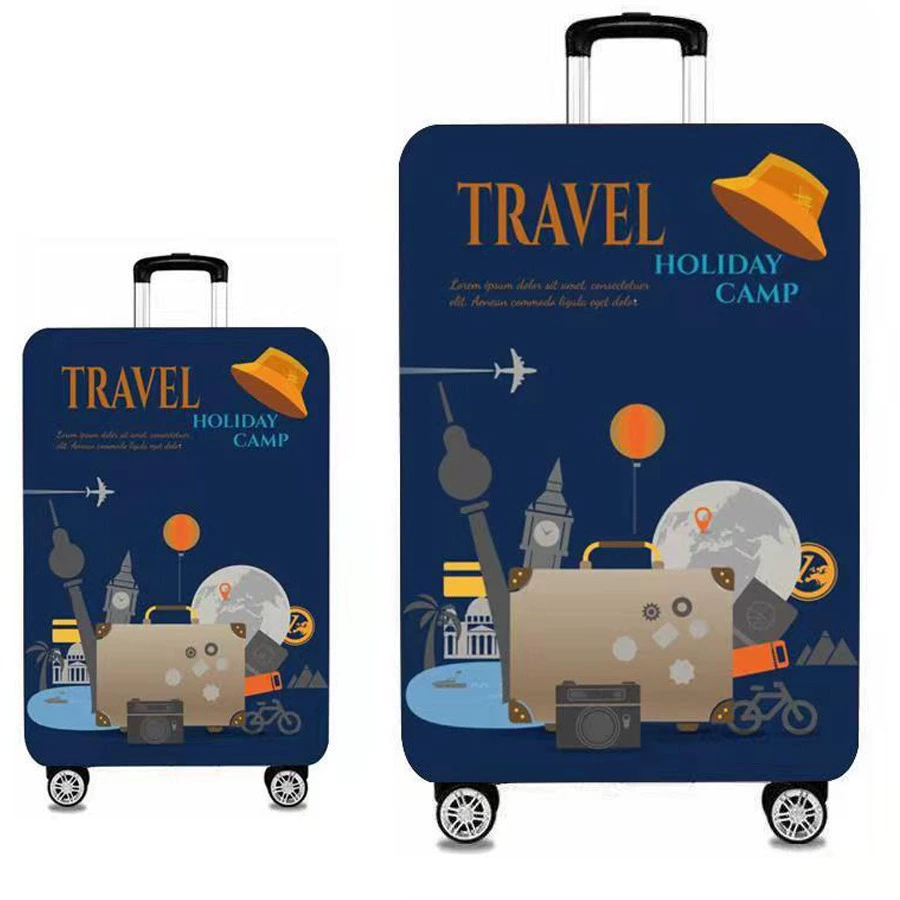 Эластомовый чехол для багажа чехол для путешествий чехол для чехла для пыли мешок 20 дюймов 24 дюйма 26 толстая износостойкая кожа прямые продажи