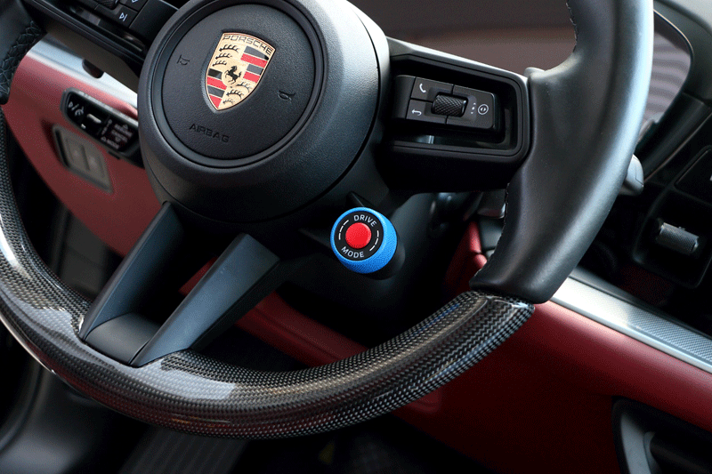 Suitable for Porsche steering wheel SC ejection knob button Ma Cayenne 718 Pa Lamela 911Taycan modification