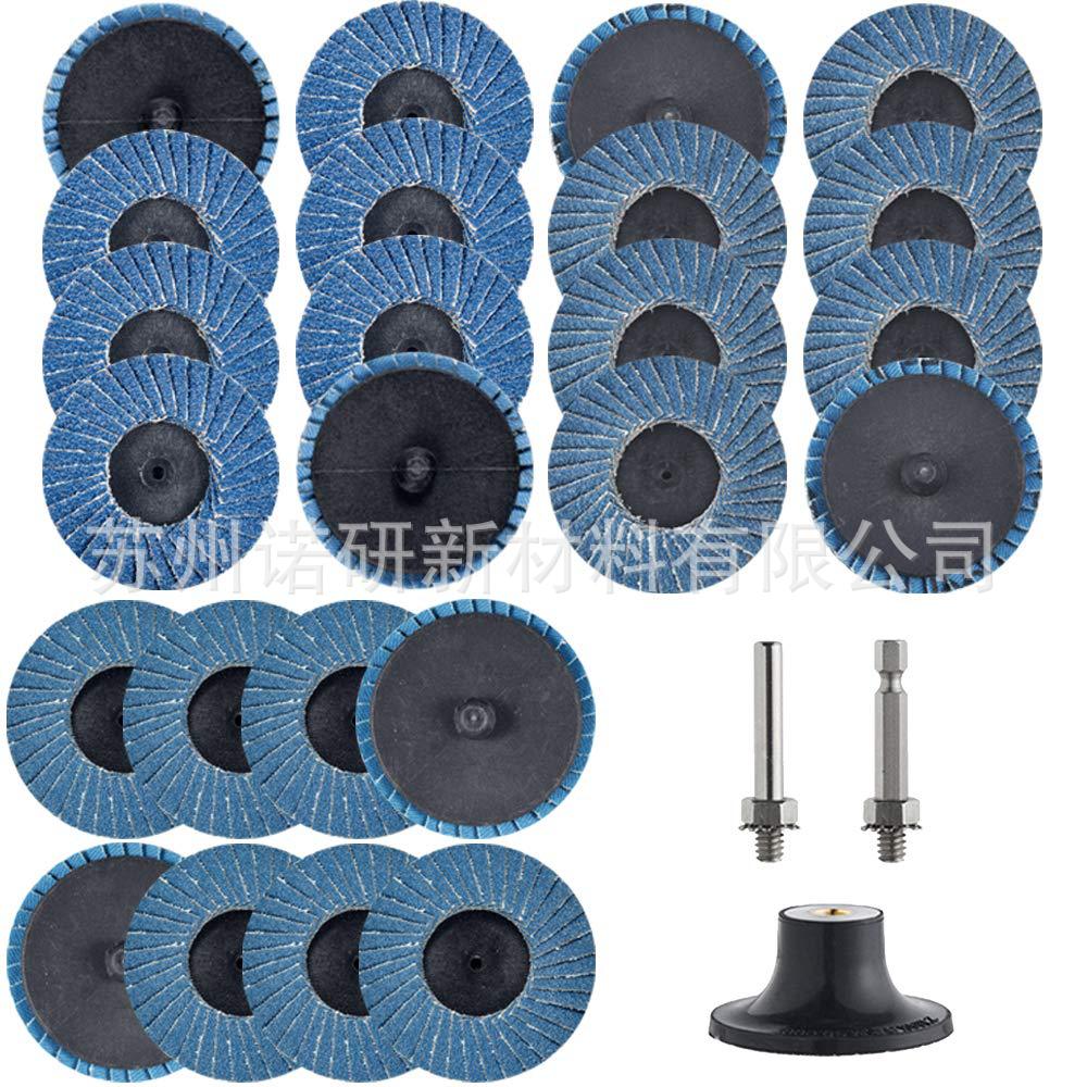 Suministro transfronterizo manga de mariposa de arena de par de 2 pulgadas y 50mm 268 + 2 tela no tejida a su vez cerradura espiral pieza de molienda acuden terciopelo