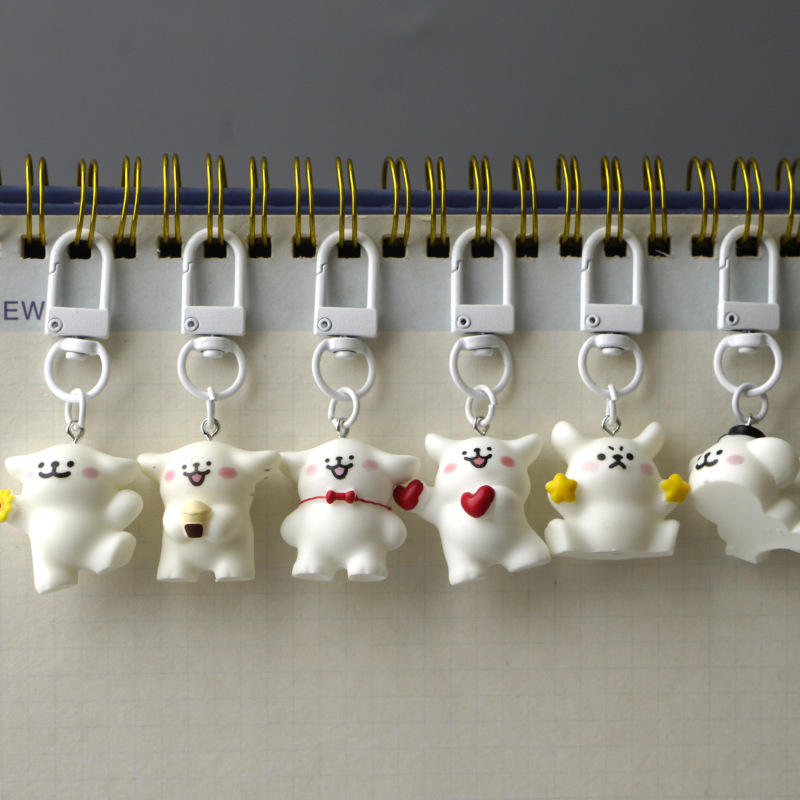 Cute Cartoon Puppy Keychain Resin Doll Pendant Multi-Shape Student Gift Car Key Wholesale Cross-Border Cute Cartoon Puppy Keychain Resin Doll Pendant Multi-Shape Student Gift Car Key Wholesale Cross-Border