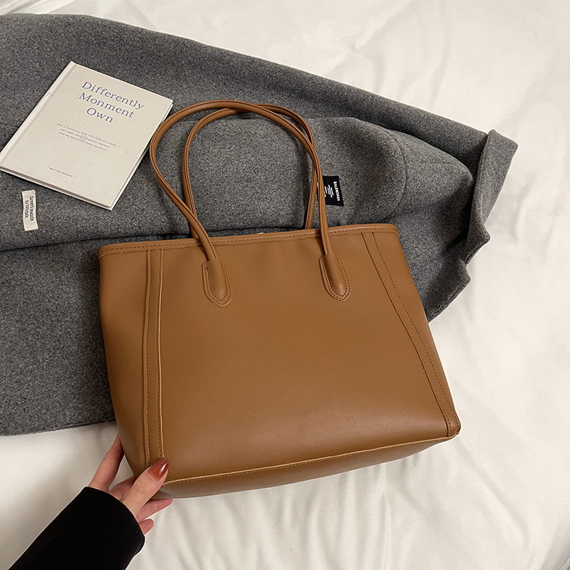 Bolso de gran capacidad retro bolso de mujer 2024, nuevo estilo de moda coreano, bolso de viaje de hombro de moda para trabajar