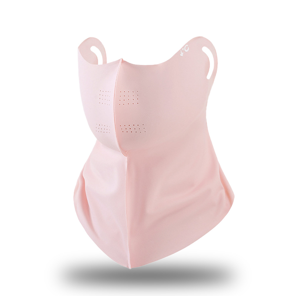 Máscara de protección solar para mujer, cara completa, cara, cara, cara, cara, protección UV, protección para el cuello, máscara para montar sin costuras