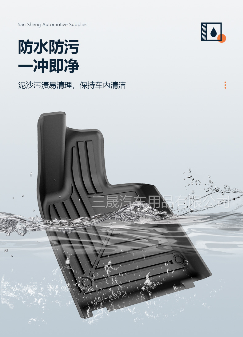 Suitable for 26 Models of Xiaomi's New Su7 Special Car Floor Mats, the New Generation Su7 Full Tpe Eco-Friendly and Odorless Floor Mat Set