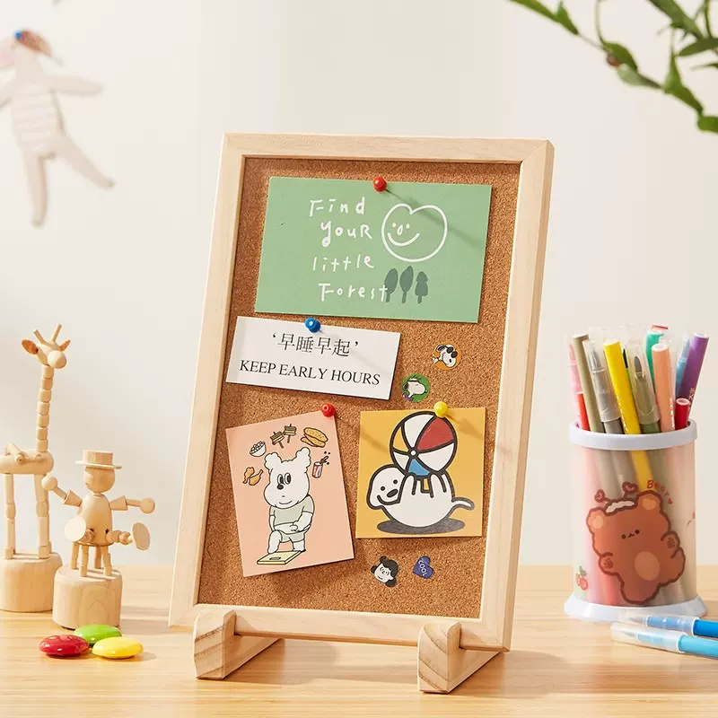 立式桌面记事备忘提示板拍立得照片墙咖啡餐饮奶茶店铺点单告示板