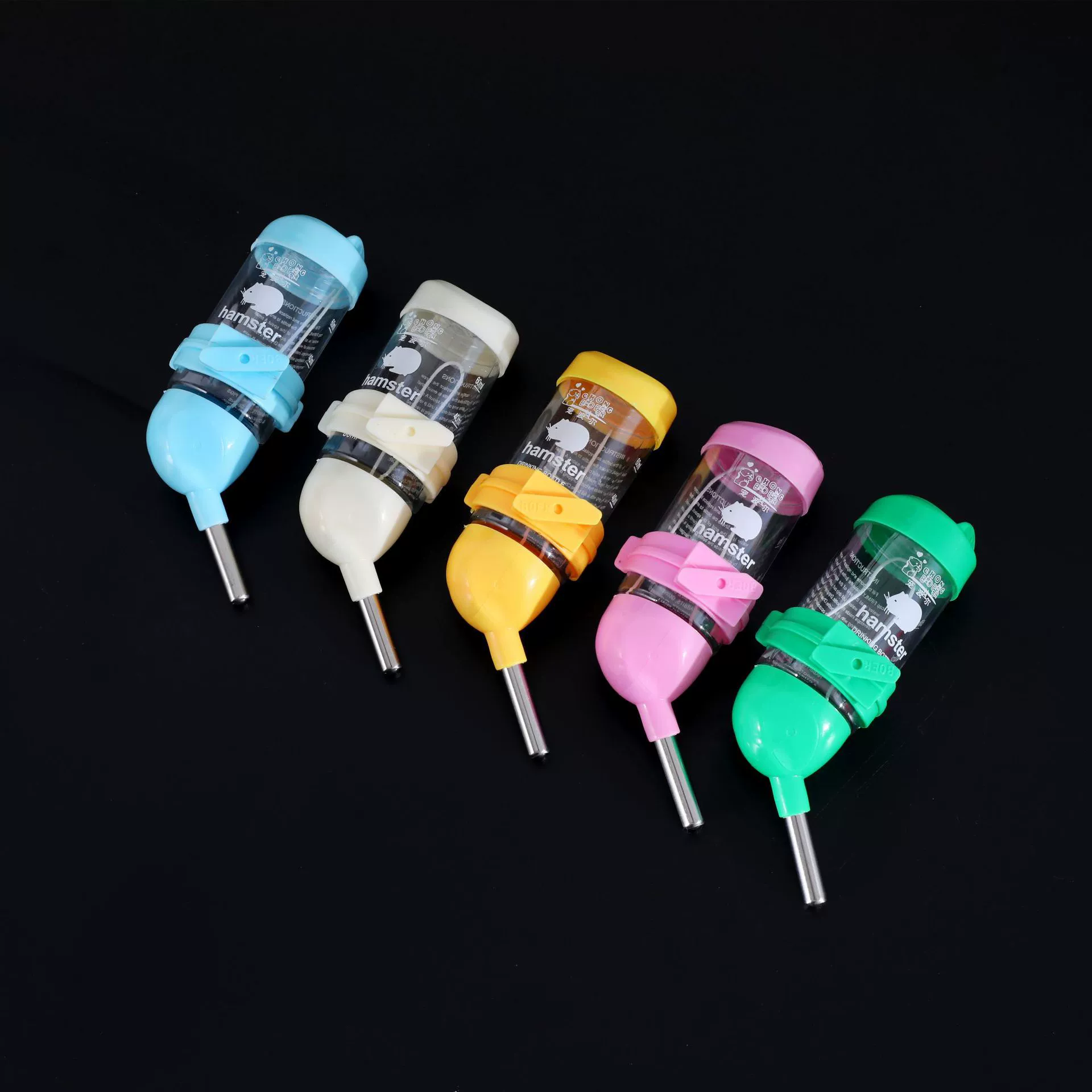 Маленький питомец 80ml стальной трубы шарик герметичный чайник для фиксации хомяка золотого медведя