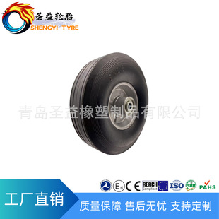 [Directly from the Manufacturer] Silent Solid Rubber Casters 8inch Lawn Mower Outdoor Folding Cart Barbecue Grill Wheel Wholesale