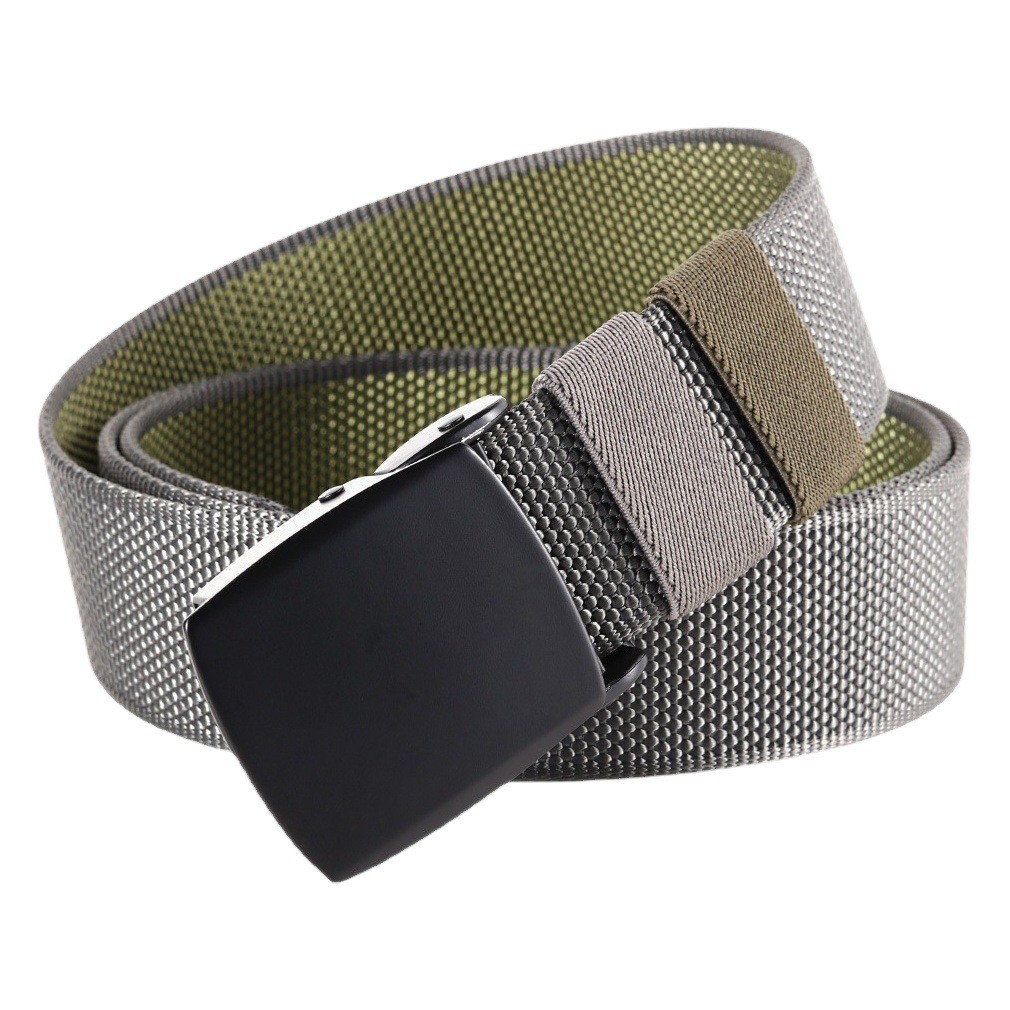 2022 nuevo cinturón de nylon de dos colores de doble cara para hombres y mujeres neutrales casuales pantalones de todos los partidos cinturón de moda juvenil al por mayor