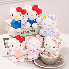 Shangrongfang 本物のサンリオぬいぐるみハローキティ人形人形 kt ハローキティペンダント