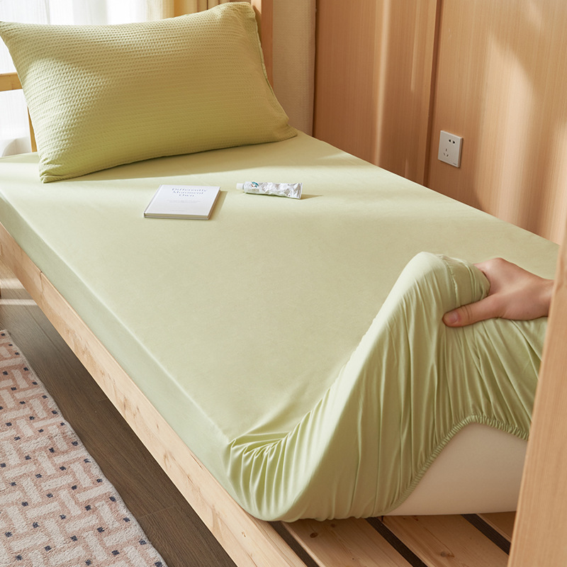 Sombrilla de cama de algodón para dormitorio individual de estudiante 90x200 funda de colchón funda de colchón funda de sábana gruesa de algodón