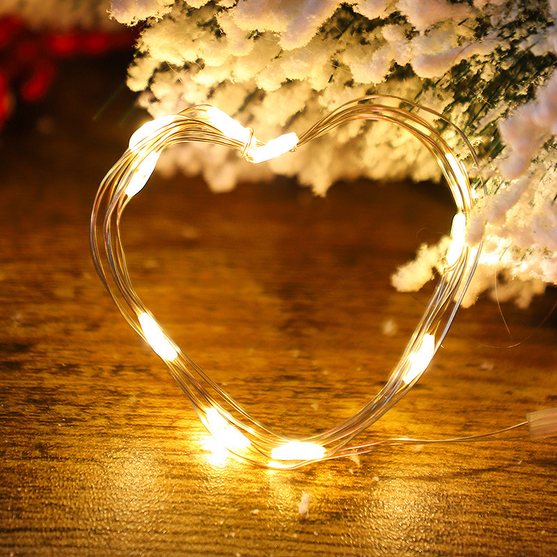 LED lámpara de alambre de cobre ramo de pastel decoración atmósfera lámpara de alambre de cobre LED