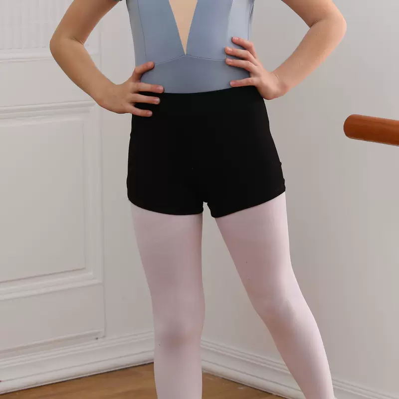 Children's shorts, black classic trousers, overall, tight