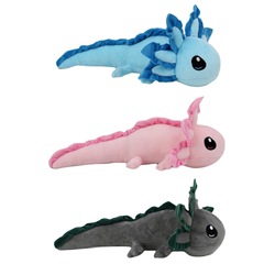 クロスボーダー起爆Axolotl plushシミュレーションイモリ人形かわいいぬいぐるみ六角竜魚人形