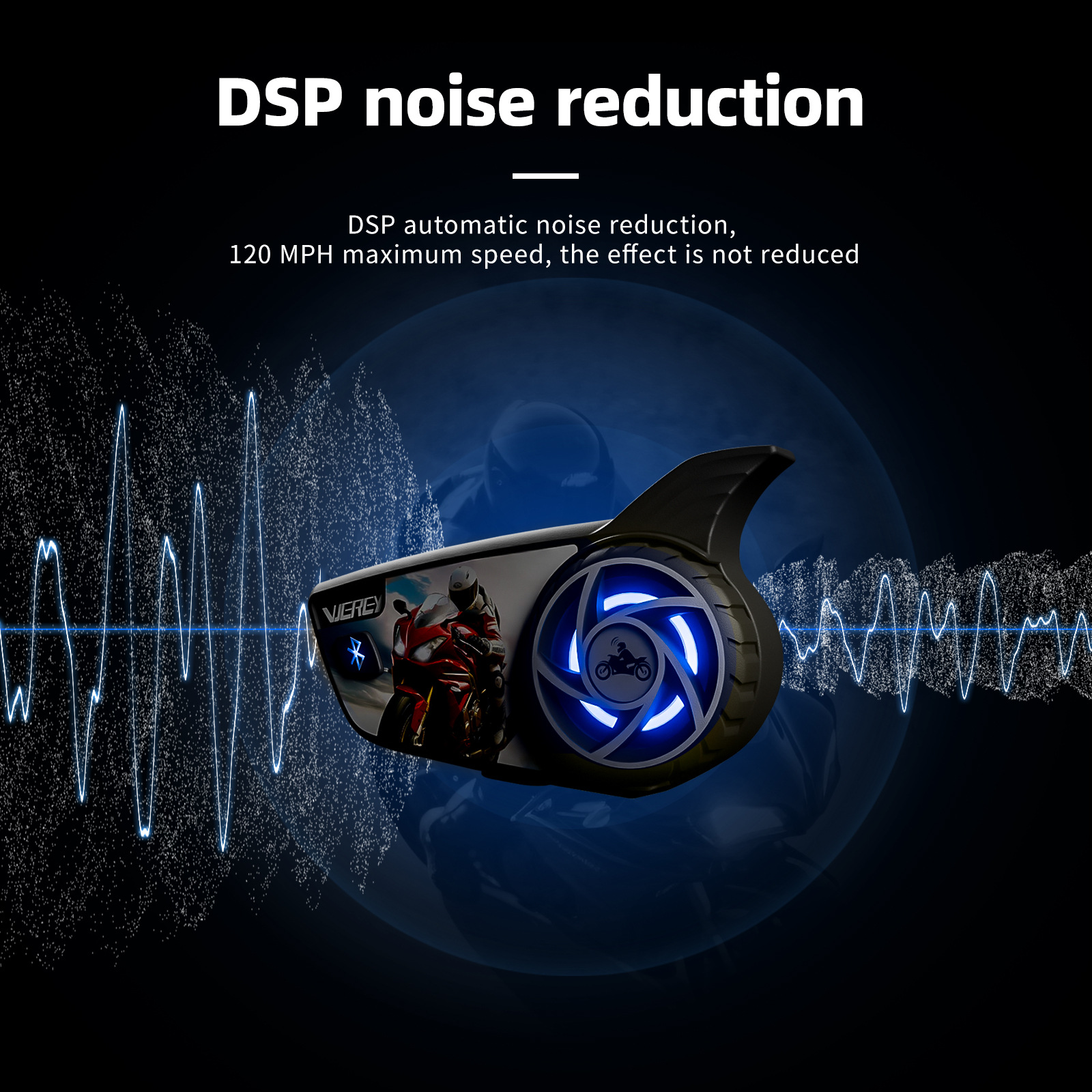 Cross-border motorcycle helmet intercom headset mesh free networking 8 crowd helmet intercom S8Pro