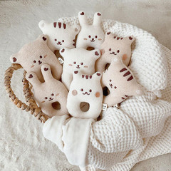 Korean Infant & Toddler Comfort Doll: Adorable Bear and Tiger Toys—Perfect Sleep Aid for Babies, Safe for Oral Use