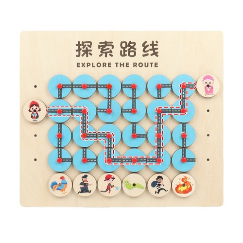 Children's toys explore and find routes maze walking position kindergarten wall games for middle and large classes early education educational teaching aids