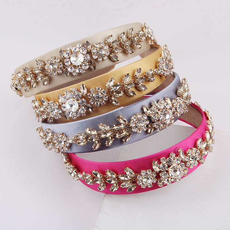 Buntes, Mit Diamanten Besetztes Buntes Stirnband display picture 8