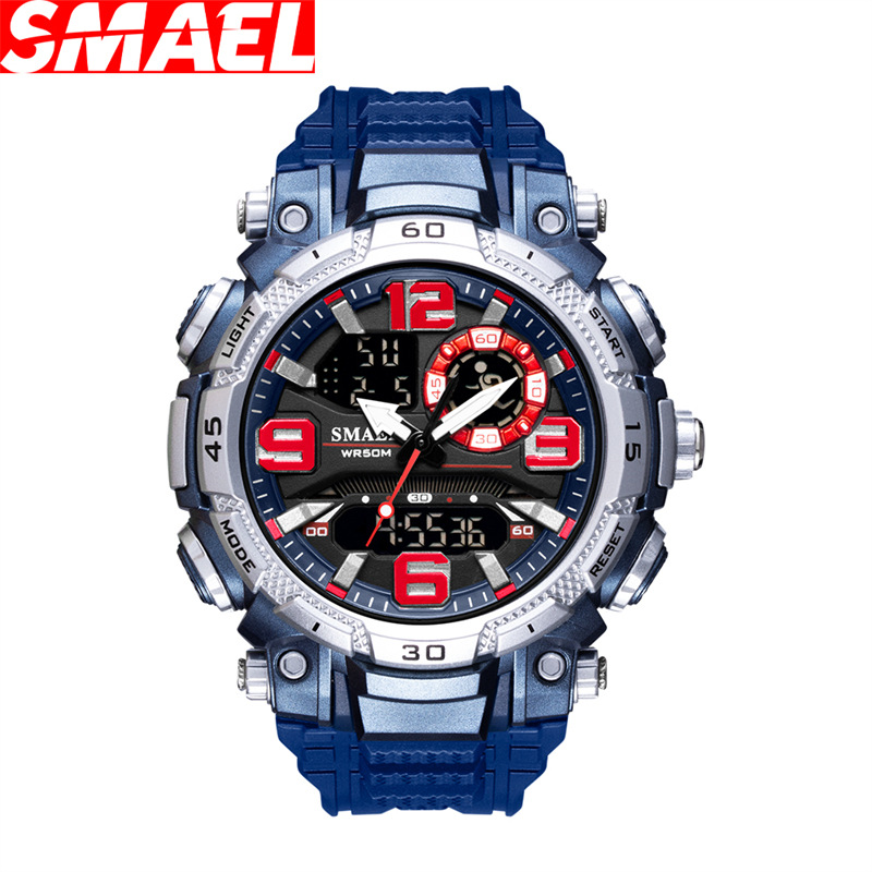 SMAEL Smale 1921 men's dual movement sports watch multi-function timing luminous alarm student watch