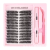 80D set of big and small eyes (glue + tweezers)
