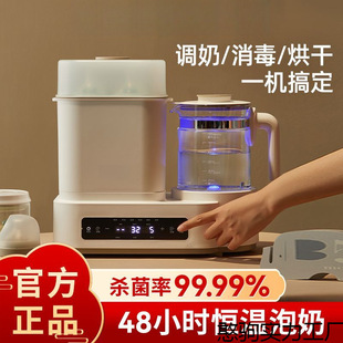 Constant Temperature Water Kettle Glass Milk Regulator Milk Bottle Disinfection and Drying Two-In-One Baby Water Kettle Constant Temperature Milk Regulator Multi-Function