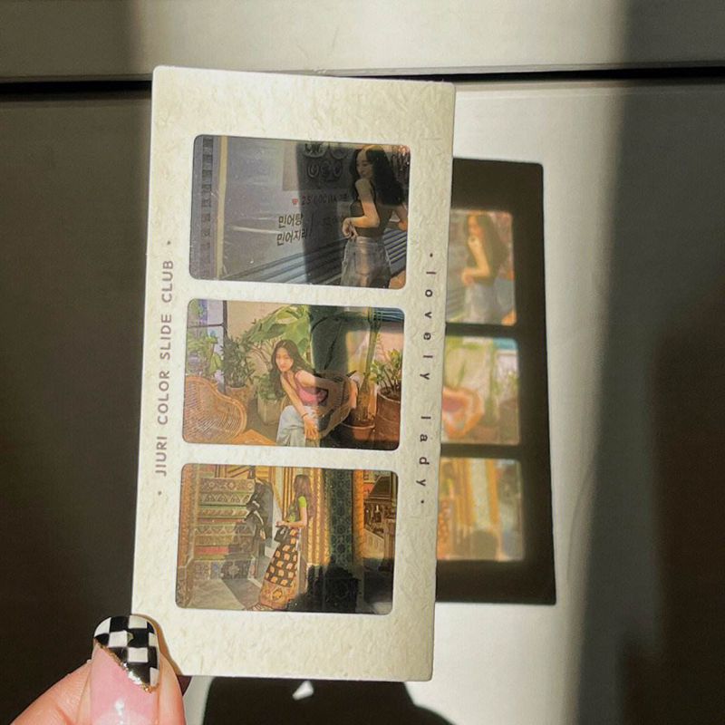 电影胶片卡反转片书签明信片定/制 透光投影明星纪念票根胶卷印刷