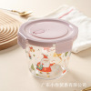 Glass bowl, high quality fruit soup bowl, dinner plate for elementary school students