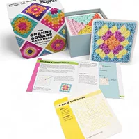 Шерстяные карты The GrannySquare Card 50 видов карт смешанного дизайна бабушки вязаные карты