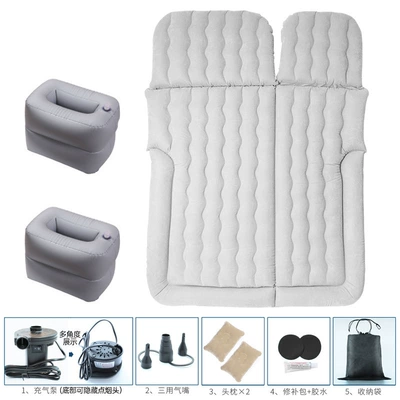 two-in-one car SUV air — Vehicle-mounted inflatable bed - double-storage-pier-gray