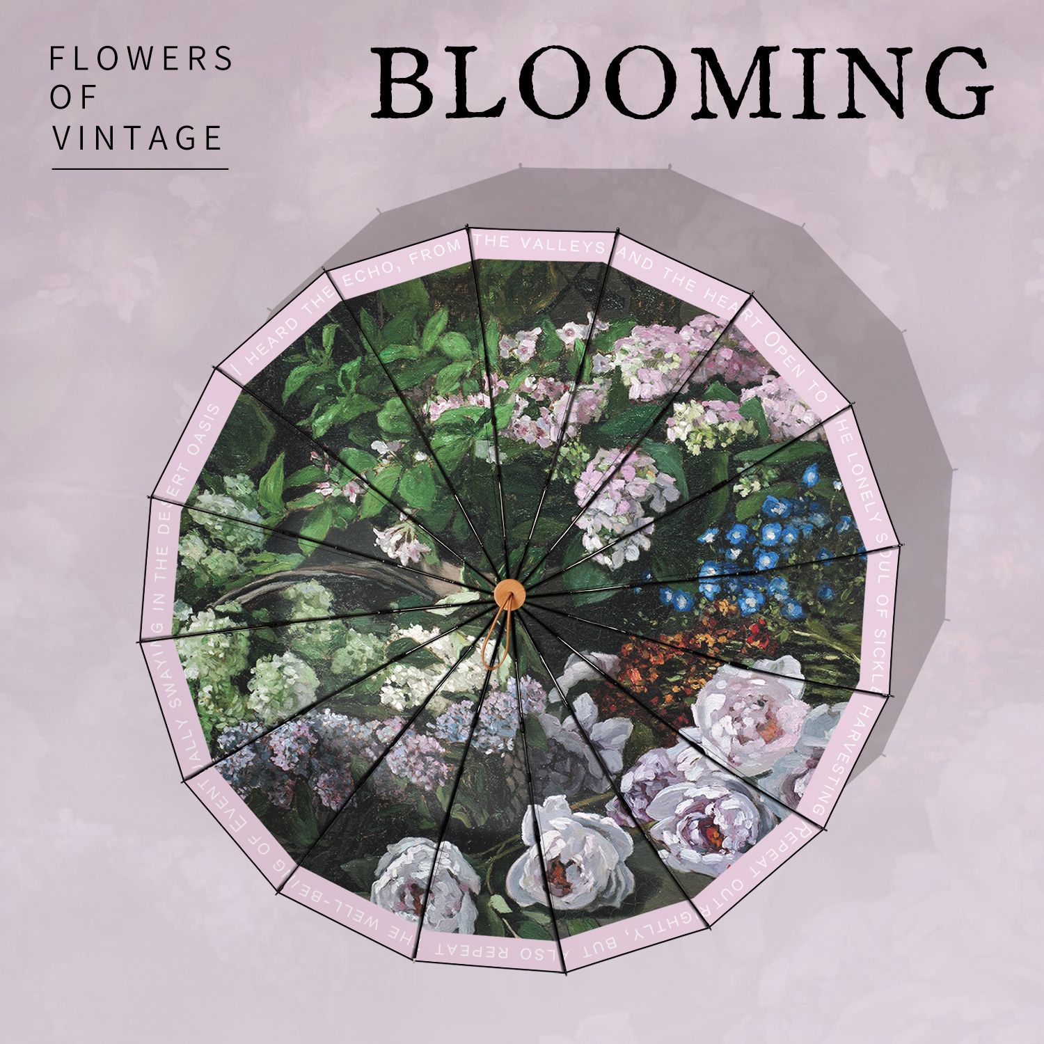 손으로 열 수 있는 16K 비닐 블랙 폴 블랙 프레임 꽃