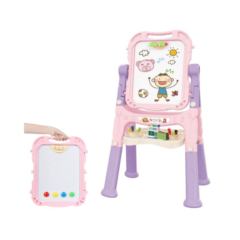 comercio exterior infantil imitación magnética de doble cara graffiti tablero de escritura tablero de escritura pie largo estante de dibujo juguetes de ciencia y educación
