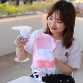夏日告白爱心大钻戒天作之合创意玩偶爱心毛绒玩具钻戒送女友礼物
