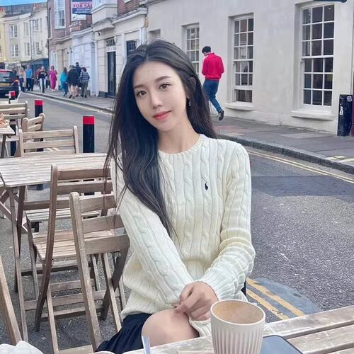 Christmas red women's turtleneck cable knit New Year destiny year round neck knit sweater top base layer top inner wear autumn winter