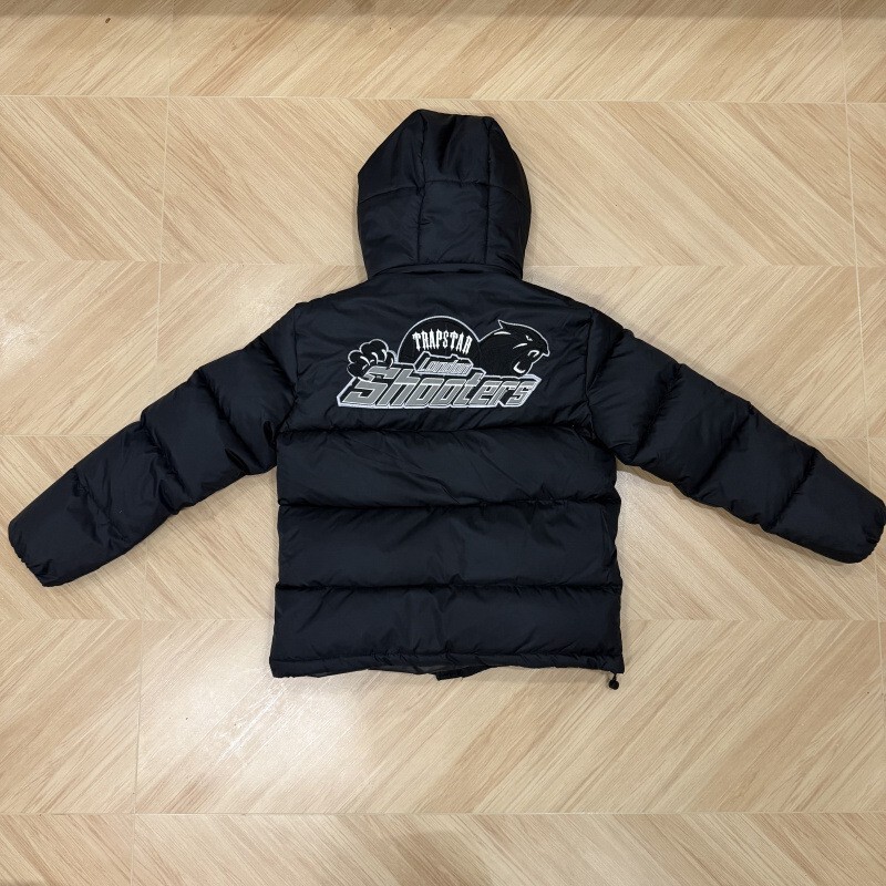 Cross-Border Foreign Trade Trapstar New Winter Fashion Brand Windproof Cotton Jacket Thickened Couple's Versatile Hooded Warm Coat