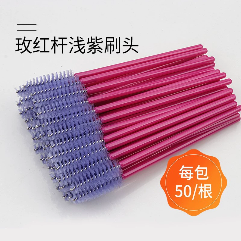 Disposable brush for eyelashes, curly false eyelashes for extension