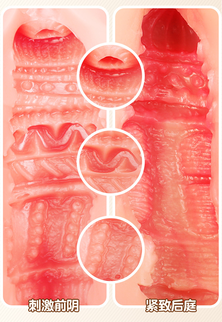 Half-Body Male Masturbator in TPE with Inverted Mold and Buttocks Design — detail image 20