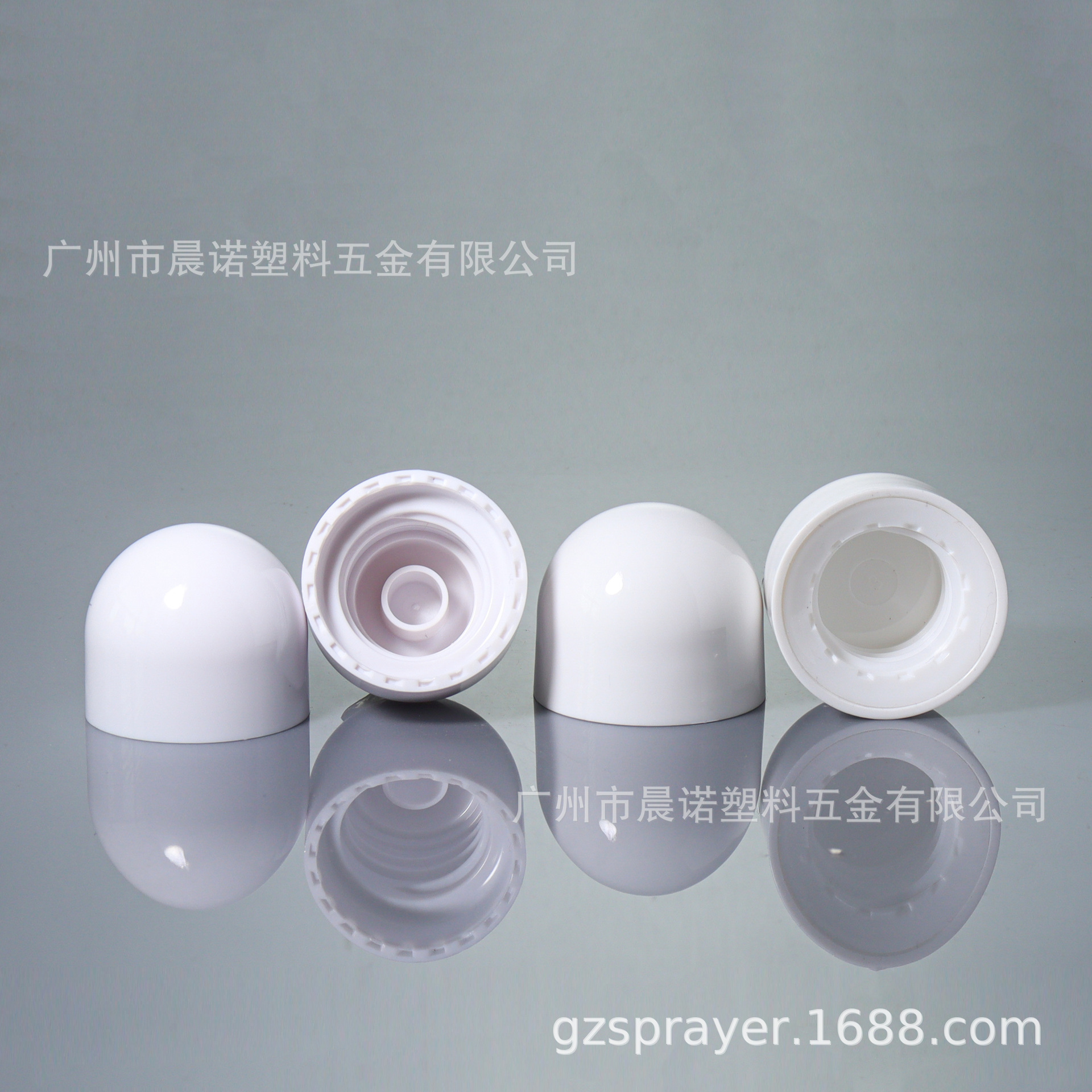 24mm牙口28牙半圆加厚化妆品盖子圆顶单层盖塑料半球形香薰精油盖