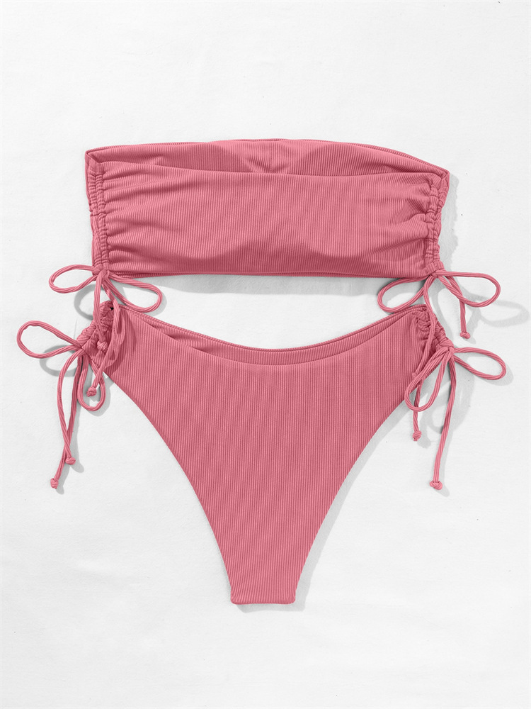 210g Weight Sexy Feel Of Sensation Low Waist Panties Waist Briefs Panties Style Bra&Panty Set Bra Category Nylon Fabric Type 2 Pieces Set Quantity Swimming Pool Occasion Solid Color Pattern Shelf Bra Bra Cup Women's Gender Women's Solid Color 2 Pieces Set Bikinis Swimwear 31