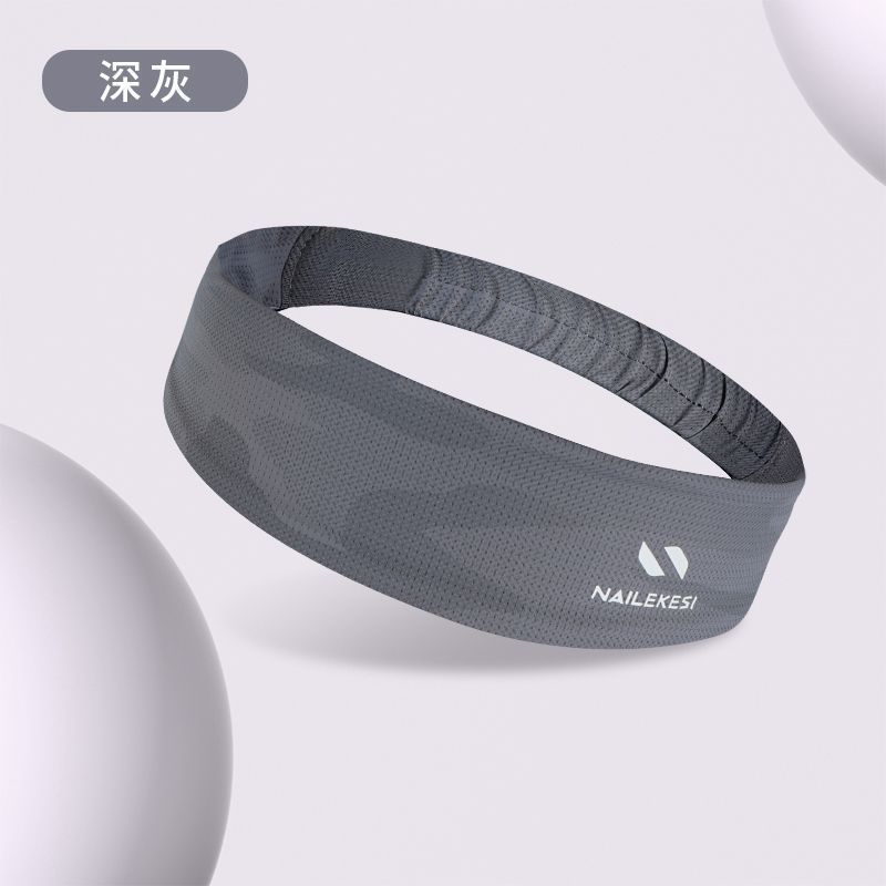 Banda de cabeza deportiva succión sudor antitranspirante yoga banda de cabello damas frente turbanta de verano correr sudor guía bádminton fitness hombre