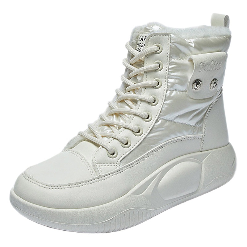 Botas de Nieve Térmicas de Caña Alta para Mujer ZY5867 con Suela de Caucho para Invierno