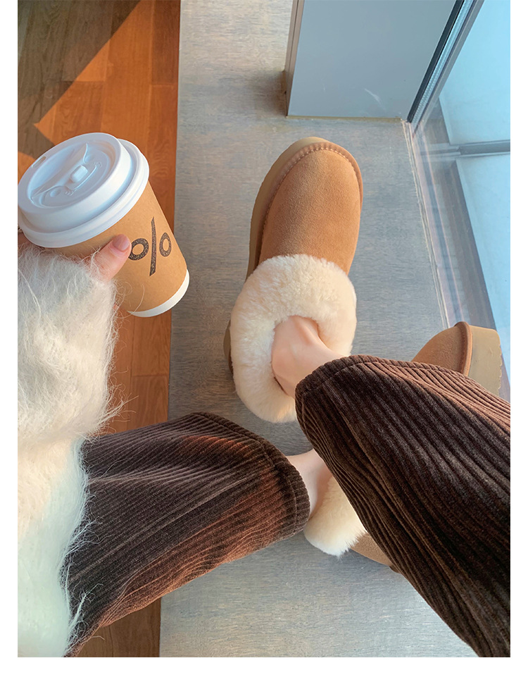 마룬 글로시 버전 두꺼운 밑창